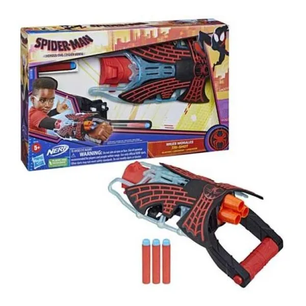 Hasbro Marvel - spider-man nerf lanzador across spiderverse