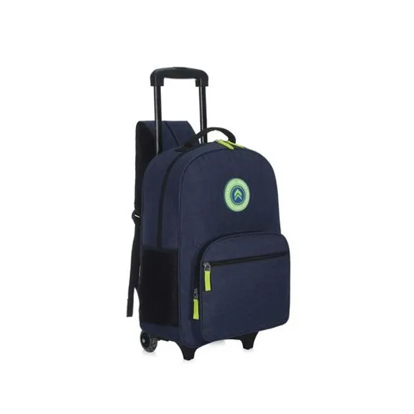 Mochila 17" con carro azul insider