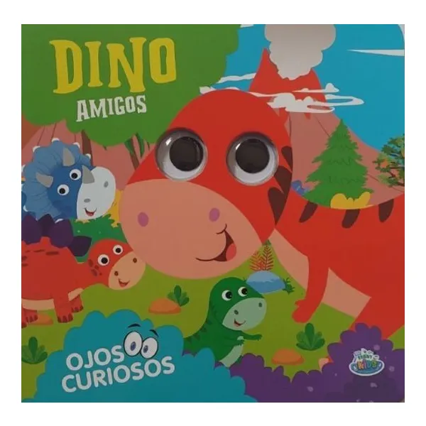 Dino amigos. ojos curiosos
