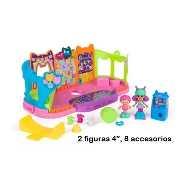 La casa de muñecas de gabby - celebration - set sala de fiesta