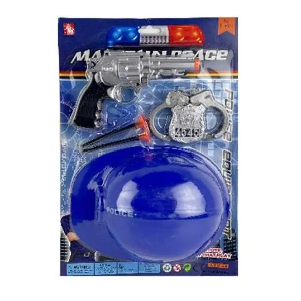 Conjunto de policia 38x26x8 cm