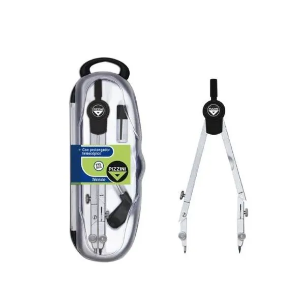 Compás Pizzini pk430 tecnico con adaptador y prolongador
