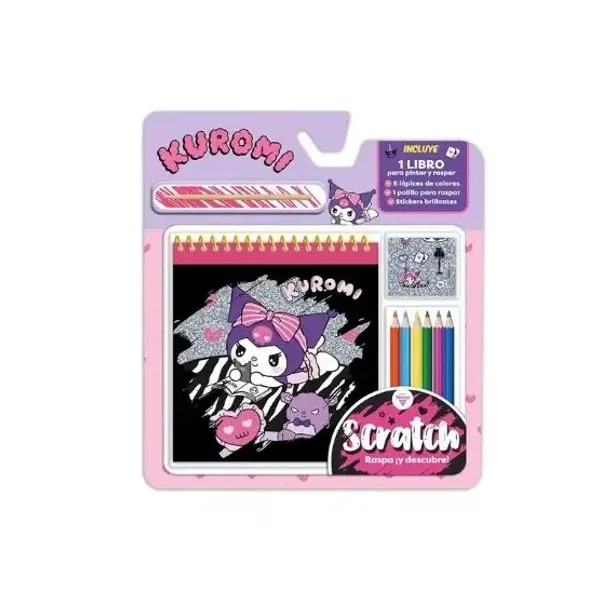 Valija blister editorial vertice scratch kuromi