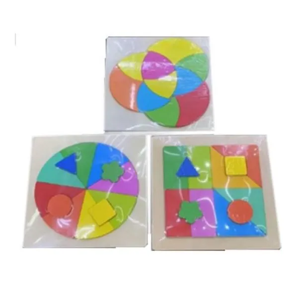 Juego didáctico de encastre de madera