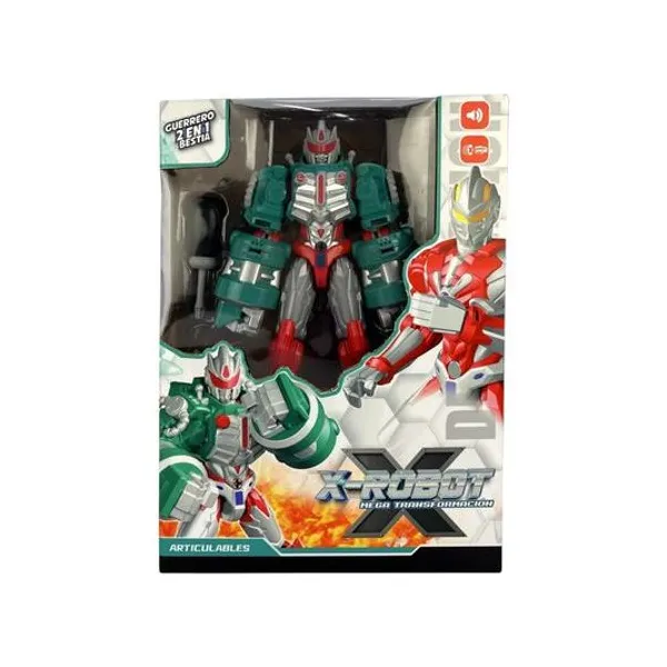 Robot transformer para armar en caja 24,5x35x10 cm modelos surtidos