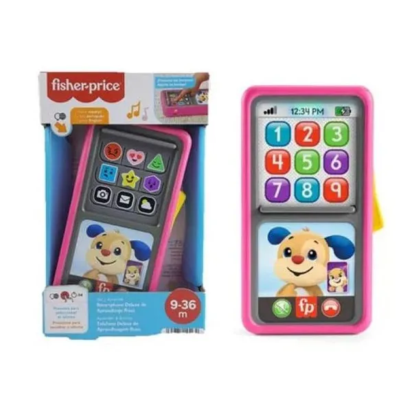 Smartphone deluxe fisher price de aprendizaje rosa