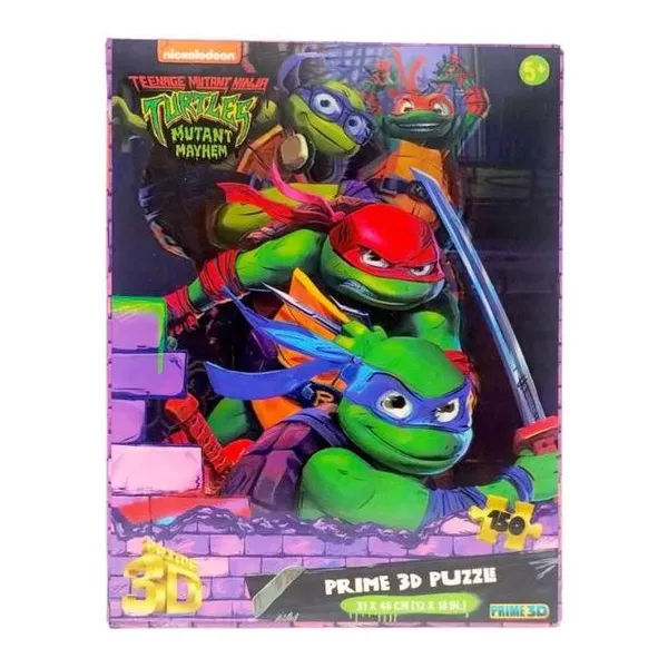 Puzzle 3d tortugas ninjas movie x150 pcs