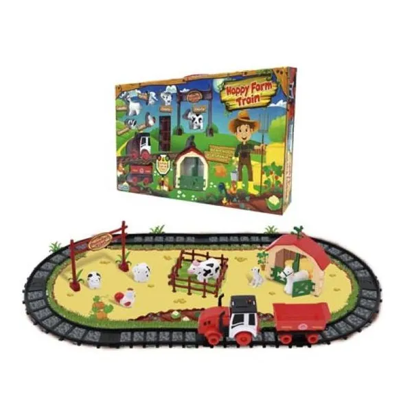 Happy farm train