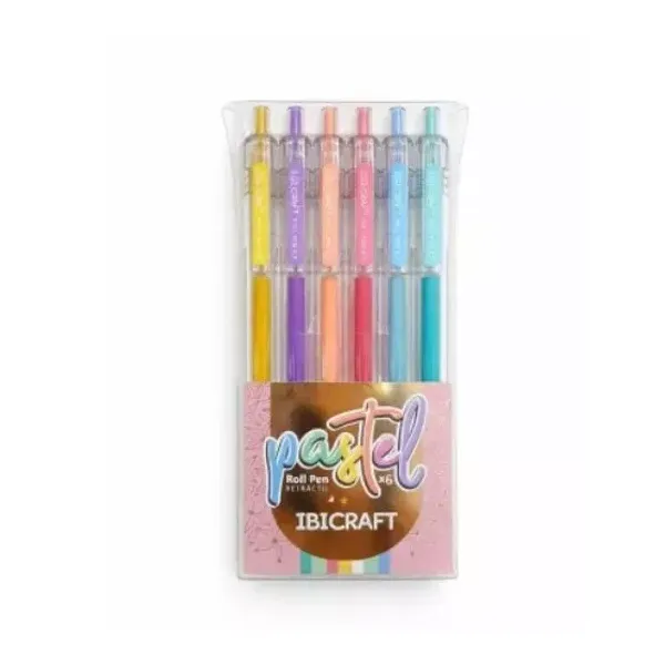 Roller retractil ibi craft tendance gel pastel x6 unid.