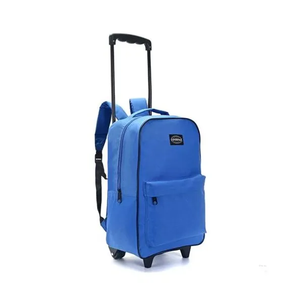 Mochila 17" con carro azul francia goodpak