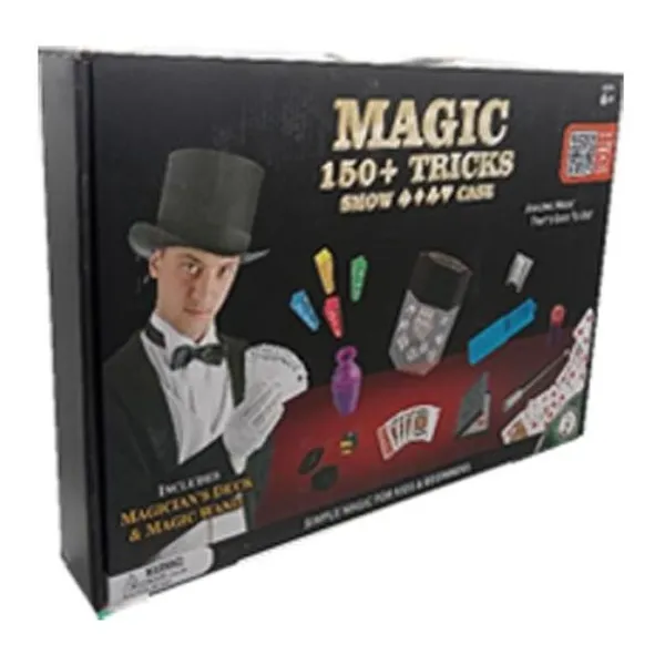 Cr set de mago + 150 trucos 43x30 cm aprox