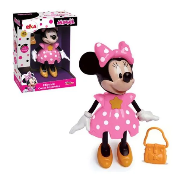 Muñeca minnie patinadora con sonido primera infancia baby Disney