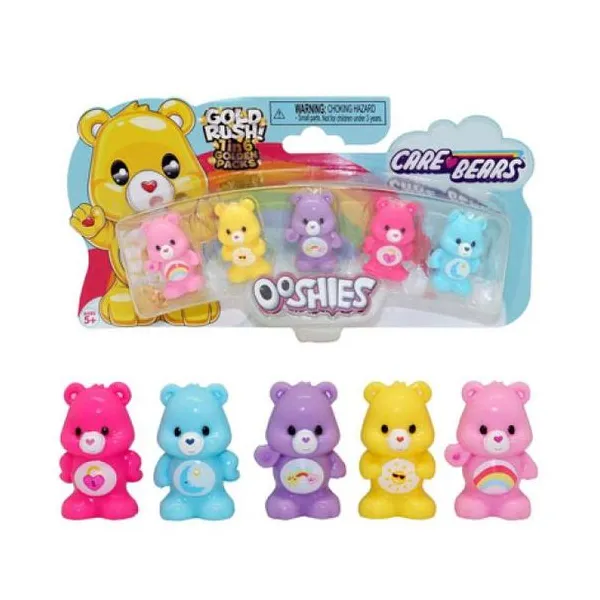 Ooshies 1in5 golden pack. incluye: 5 muñecos