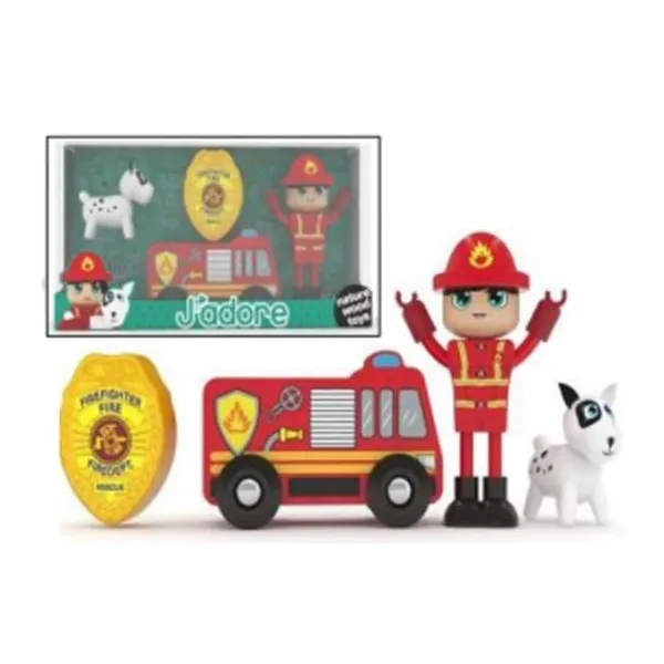Jadore madera set de bombero