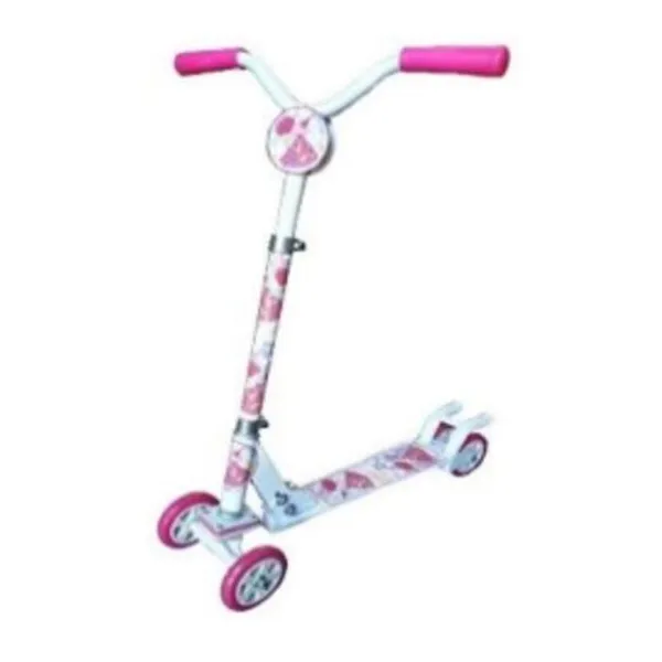 Scooter de 4 ruedas, freno trasero y ruedas con rulemanes de 12 cm diametro