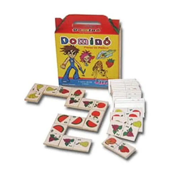 Domino infantil de madera (5 motivos)