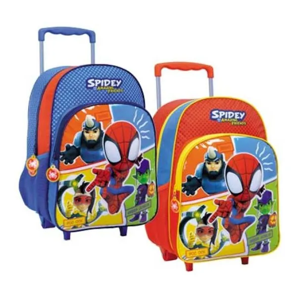 Spidey mochila 16" carro -villanos- surtido