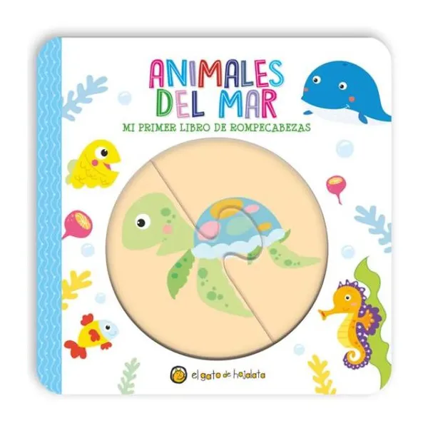 Animales del mar- mi primer libro de rompecabezas