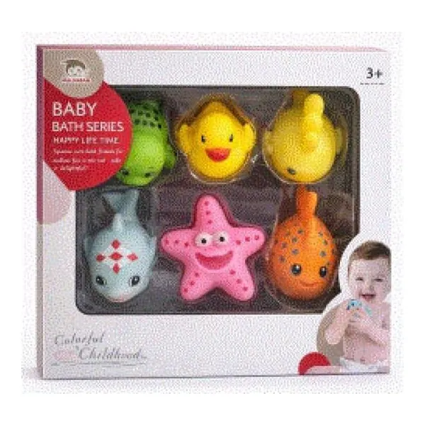 Juguetes de bebé para baño x6 pzas. (yf0863659)