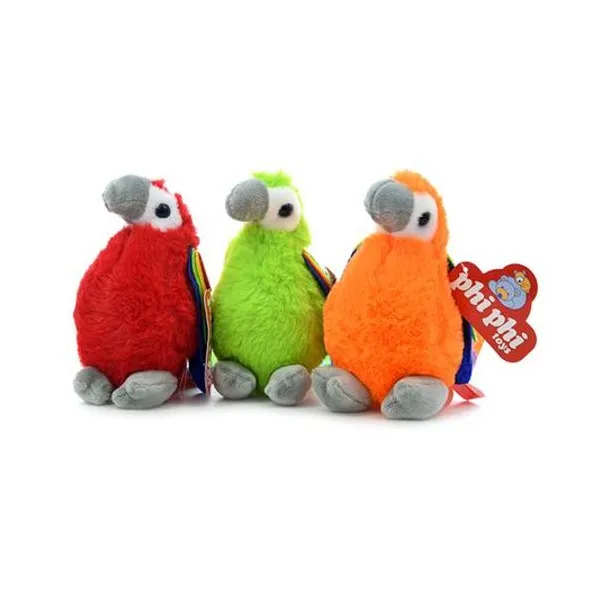 Loro con sonido 20 cm x unidad colores surtidos phi phi toys