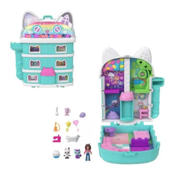 Playset polly pocket casa de muñecas de gabby