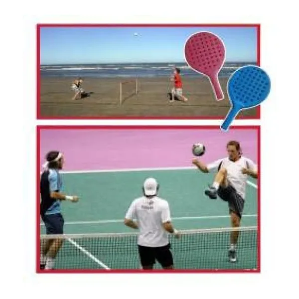 Fútbol tenis y mini tenis en bolso playero