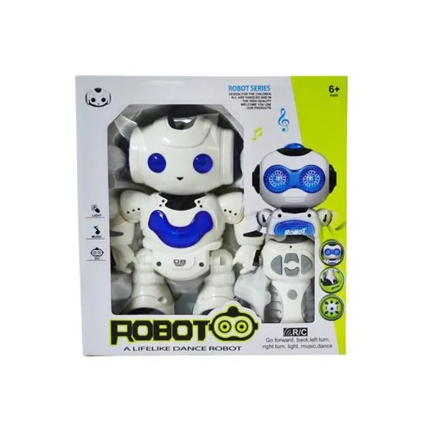 Robot bailarin a r/c con luz y sonido 25x26x9.5 cm