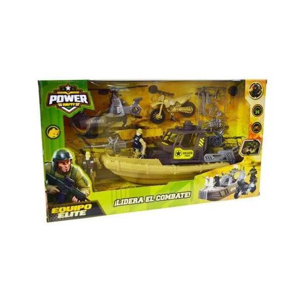 Set de vehiculos militares 14 piezas en caja 50x29x10.5 cm