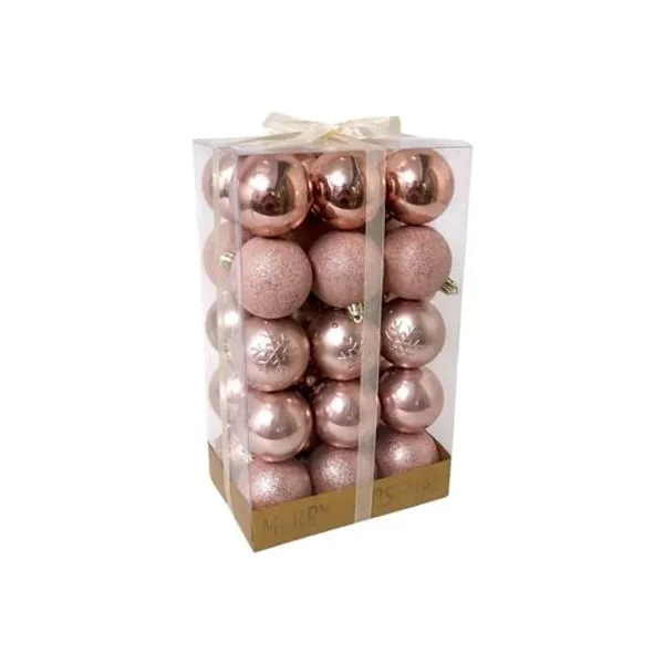 Borlas variadas rose 4 cm caja x30