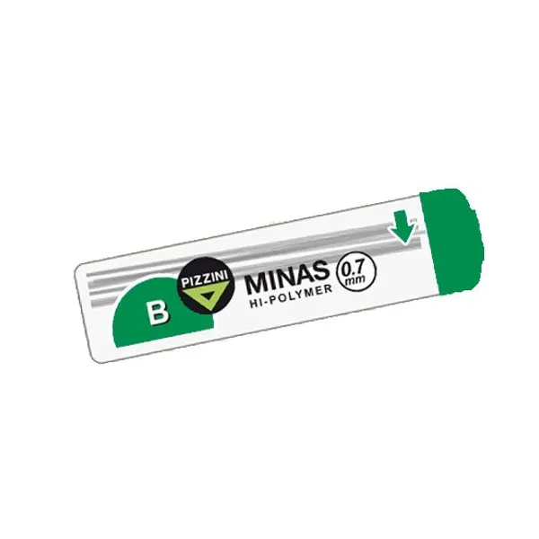 Tubo de minas Pizzini 0.7 mmb x12 unid.