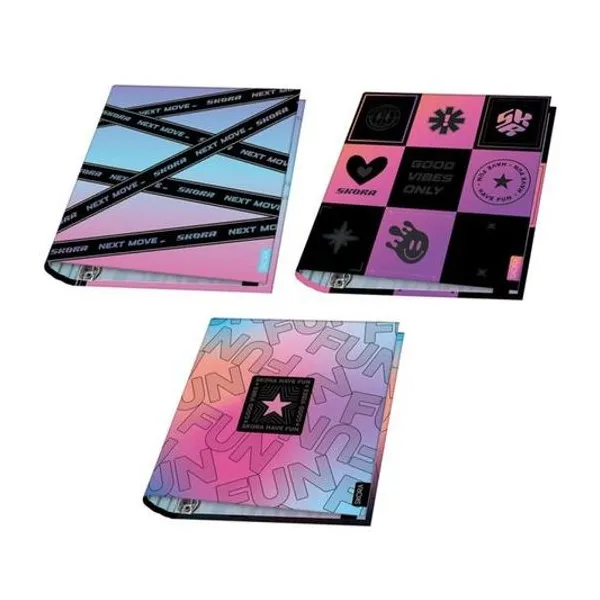 Carpeta carta 3x40 gradient x unidad modelos surtidos Skora