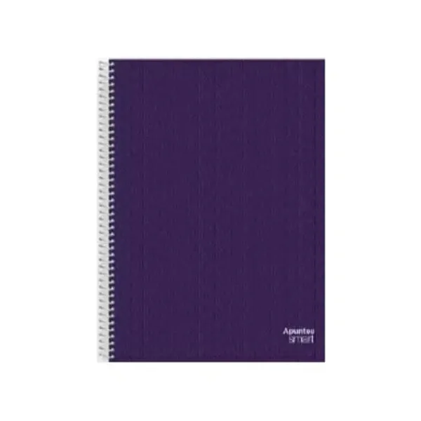 Cuaderno espiral a4 apuntes smart t/semi rigida 100 hs.raya