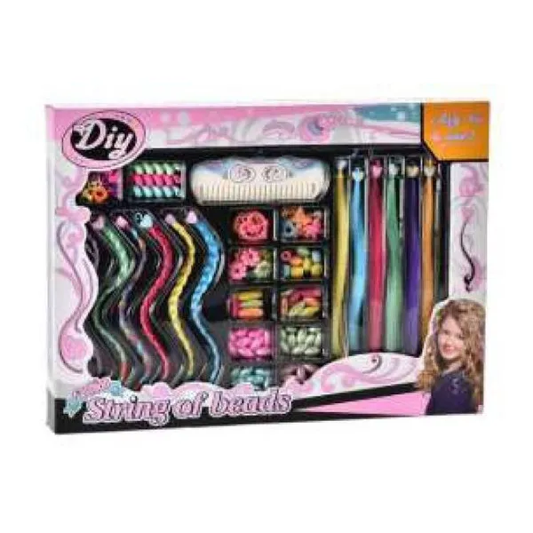 Super set de bijouterie y trenzas para pelo