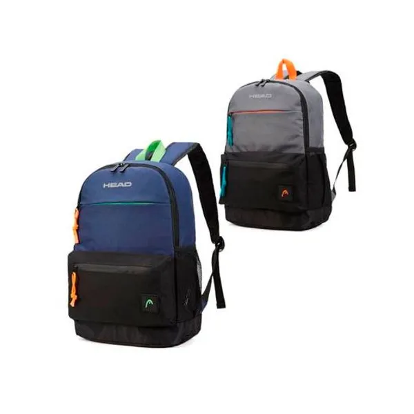 Mochila 18" espalda x1 colores surtidos head