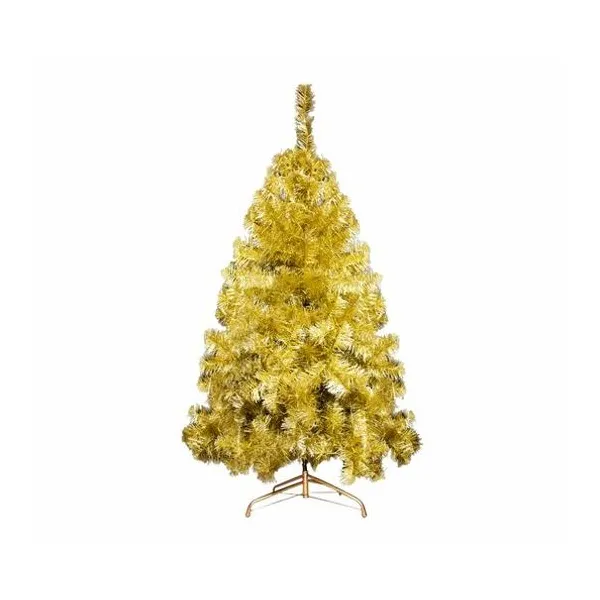 Árbol de navidad linea dorato 150 cm pie metal