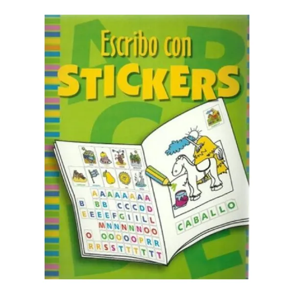 Escribo con stickers -caballo-