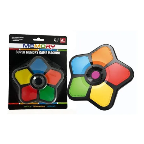 Juego de memoria con luces en forma de estrella