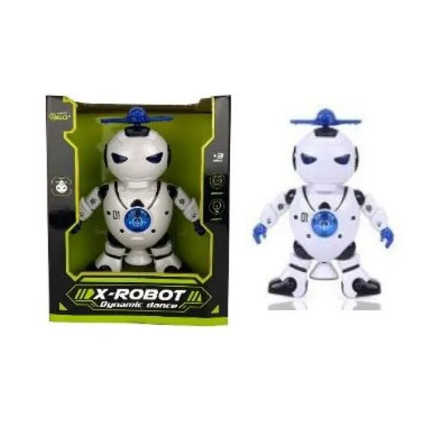 Robot bailarin con luces y sonido 19 x9 x24,5 cm