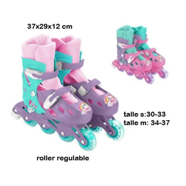 Roller unicornio regulable