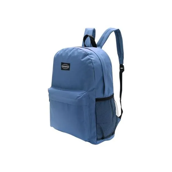 Mochila 17" espalda lisa azul indigo goodpak
