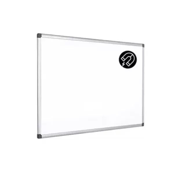 Pizarra magnetica Ezco 90 x120 cmcon borde aluminio