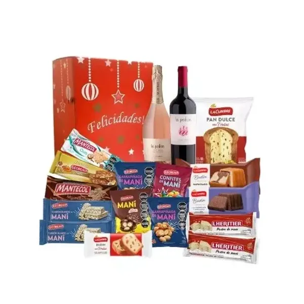 Caja navideña estrella