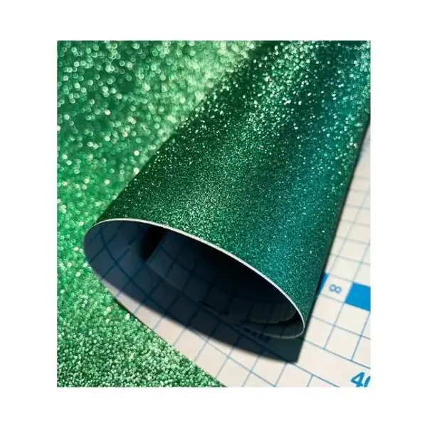 Rollo contac binder glitter verde 0,45 x2 mts