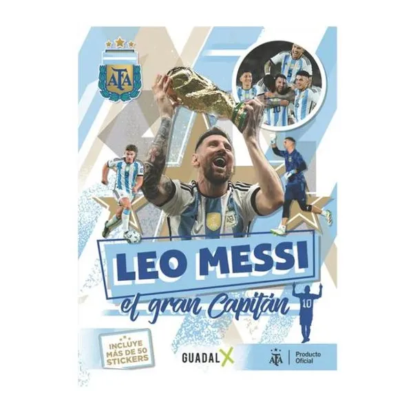 Leo messi, el gran capitan 24 19 cm