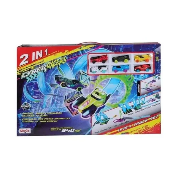 Maisto pistas cyber racer dual race challenge (2 in 1 version) 12494
