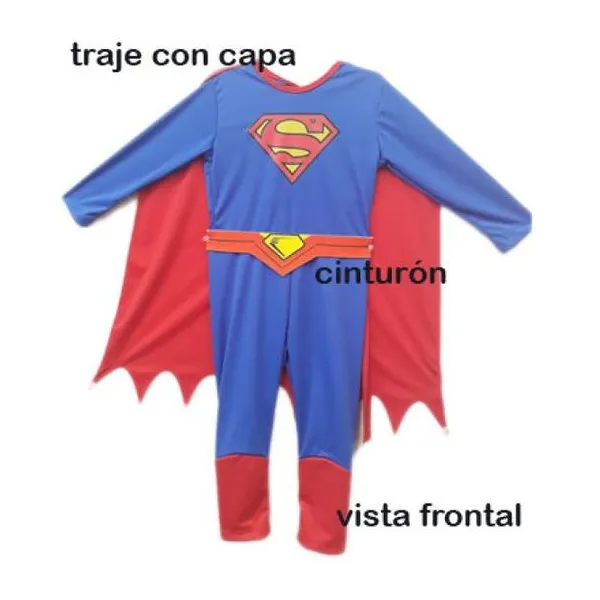 Disfraz superman clásico talle 1