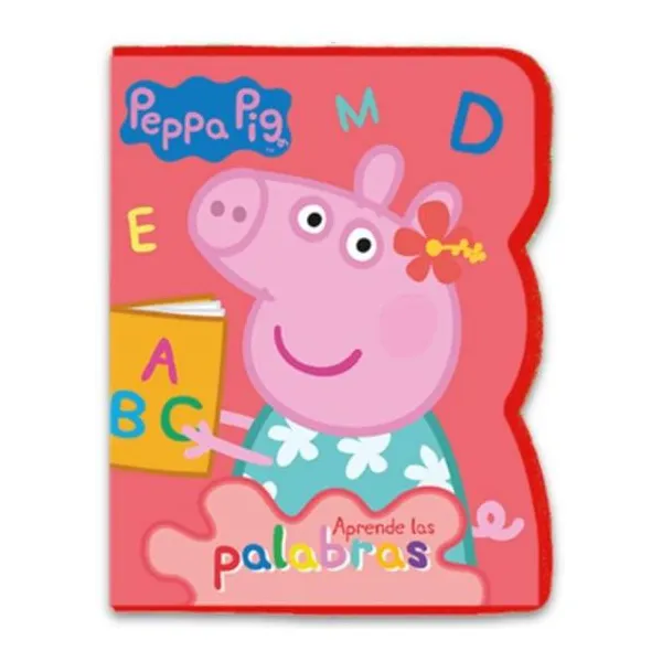 Aprende las palabras con peppa pig- imprenta mayúscula