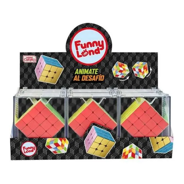 Cubos ingenio funny land 4x4 cm en display