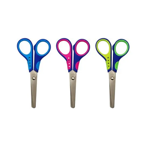 Tijera escolar 12.6 cm x unidad colores surtidos