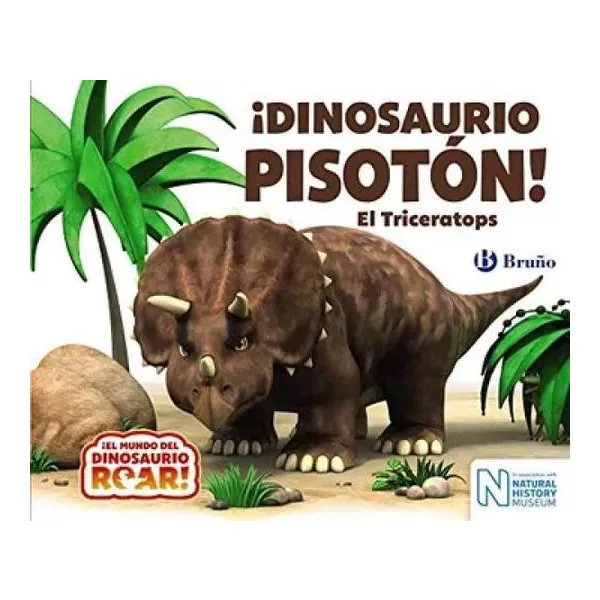Bruño-dinosaurio pisoton triceratops